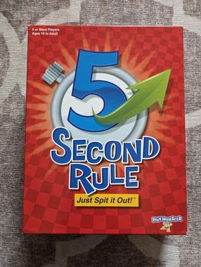 5 Second Rule Game - Simple Questions Card Game for Family Fun